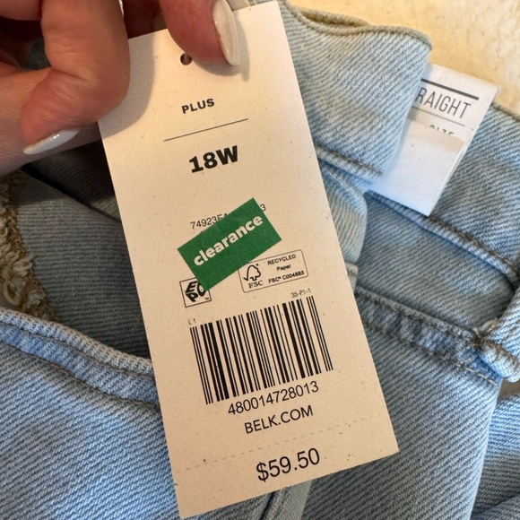 True Craft women’s Light Blue Relaxed Jeans - Picture 6 of 7